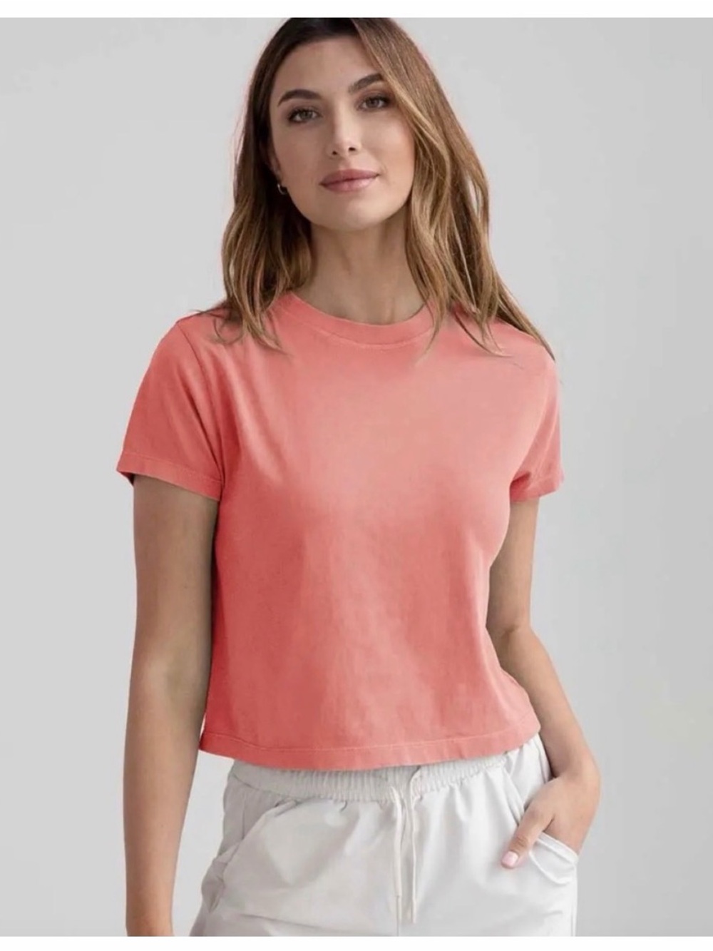 Chicka d crop top size small